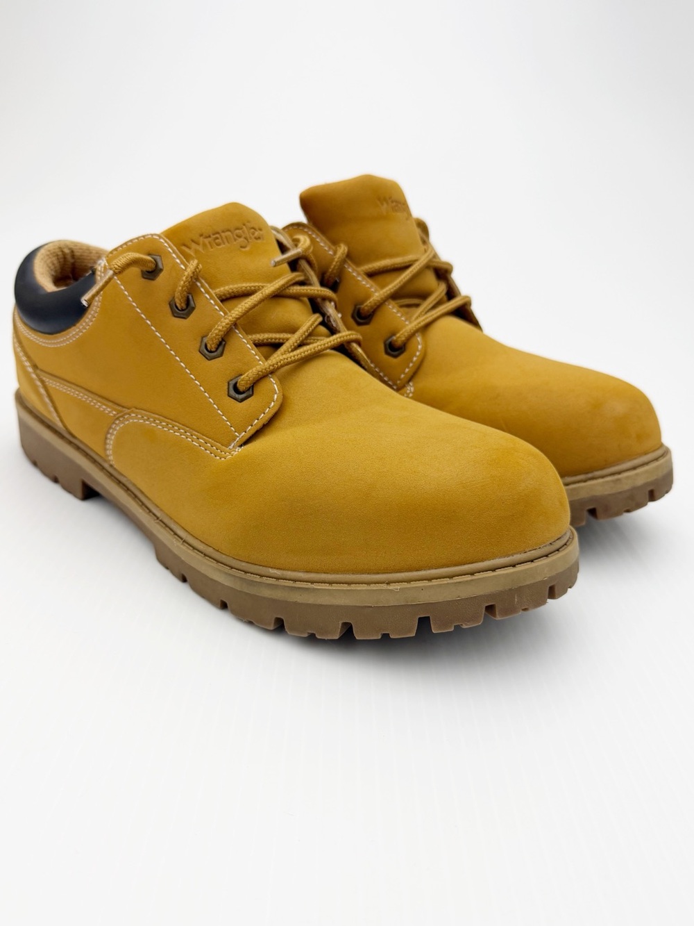 Wrangler Memory Foam Heavy Duty Camel Casual Work Boots Shoes